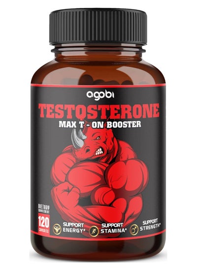 Buy Max T-ON Booster 14000mg - 120 Vegan Capsules (2 Months supply) in Saudi Arabia