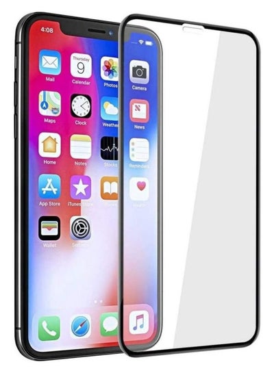 Buy 5D Glass Screen Protector For Iphone XS Max - Black Frame in Egypt