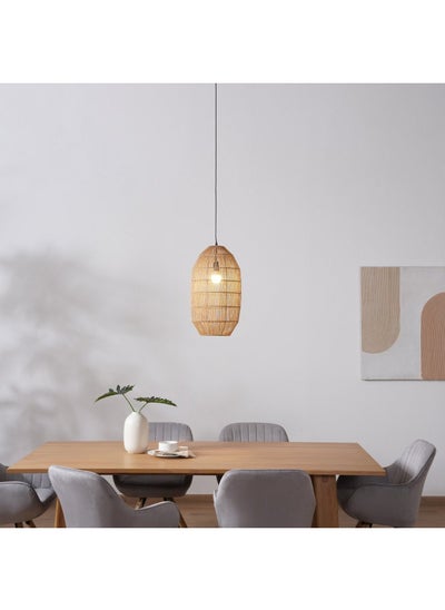 اشتري Cozy E27 Pendant Lamp 33x59cm - Natural في الامارات