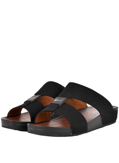 Buy Mens  Dual Textured Strap Sandals in UAE