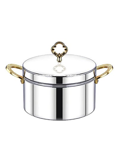 Buy Puff Insulated Stainless Steel Casserole Hotpot 10000ml in UAE