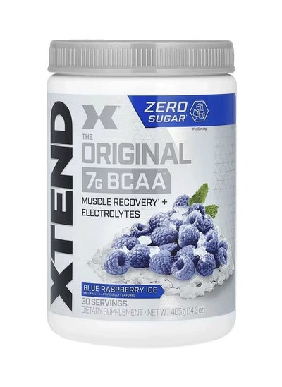 Buy Original 7G BCAA Muscle Recovery + Electrolytes Blue Raspberry ice  30 Servings in Saudi Arabia