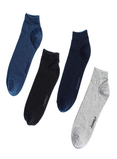 Buy Bundle Of 3 Soft Cotton Socket Socks For Men in Egypt