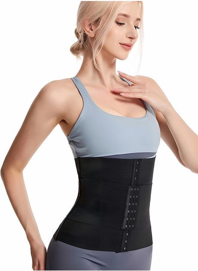 Buy Waist Trainer Workout Waist Cincher Trimmer Adjustable Workout Girdle Body Shaper Underbust Waist Corsets Tummy Control Hourglass Body Shapewear in Saudi Arabia