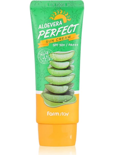 Buy Farm stay Sun Cream SPF50 Aloe Vera Perfect 70ml in Egypt