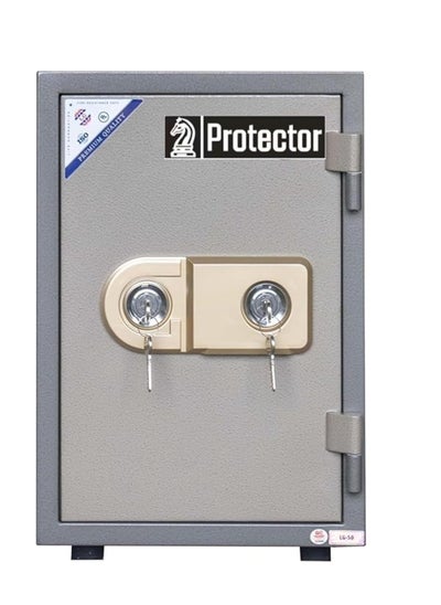 Buy PT50K Fireproof Safe Box with Removable Shelf and Double Locks Safe for Home and Office (H51 x W34.3 x D41 cm, 60 kg) Made in Vietnam in Saudi Arabia