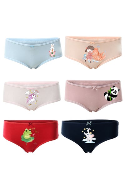 Buy Bundle Of Six Ultra Soft Hipster Panties - For Girls in Egypt