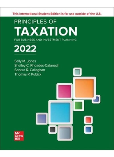 اشتري Principles of Taxation for Business and Investment Planning 2022 Edition - ISE  Ed   25 في مصر