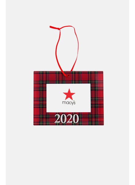 اشتري Ornament Brinkley Plaid Picture Frame, Red Combo في الامارات