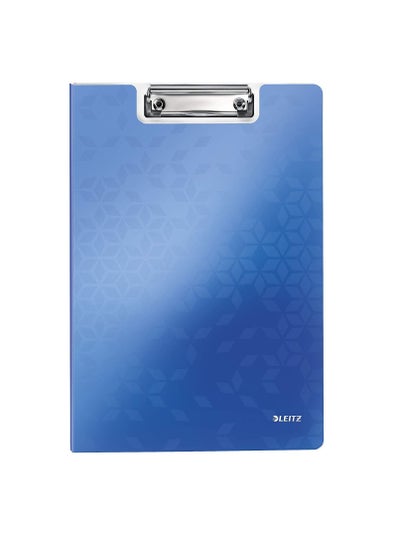 Buy Leitz Wow A4 Clip Folder Blue in UAE