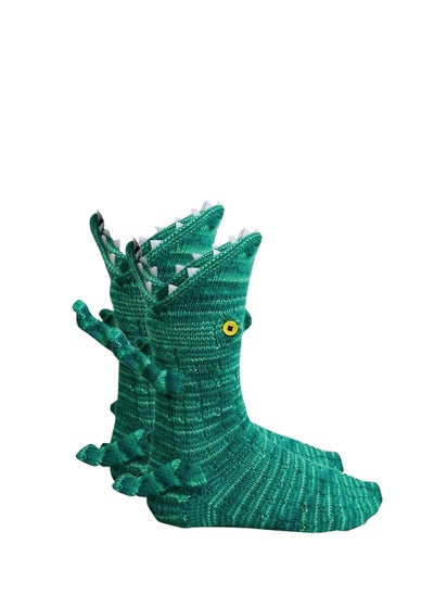 Buy Socks 3D Crocodile Socks Funny Animal Socks for Women Summer Air-Conditioning Socks Knit Crocodile Floor Socks Shark Socks Unique Winter Home Warm Soft Socks Sweat Absorption Deodorization Unisex in Saudi Arabia