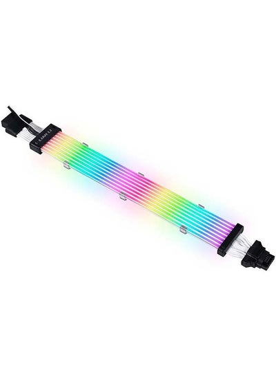 Buy Lian Li Strimer Plus V2 12+4 To 12+4 Pin Add-RGB Cable, Unlock Your Imagination, Compatible with L-Connect, 8 Light Guides, 320mm Cable Length | G89.PW16-8PV2.00 in UAE