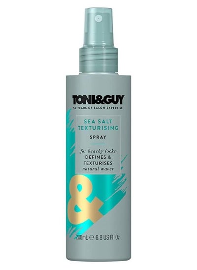 Buy Toni & Guy Sea Salt Soft Styling Texturizing Hair Spray for Tousled Beach Ways and Volume, 200ml in UAE