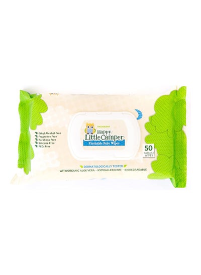 اشتري Pack Of 50 Happy Little Camper Toddler Wipes في الامارات