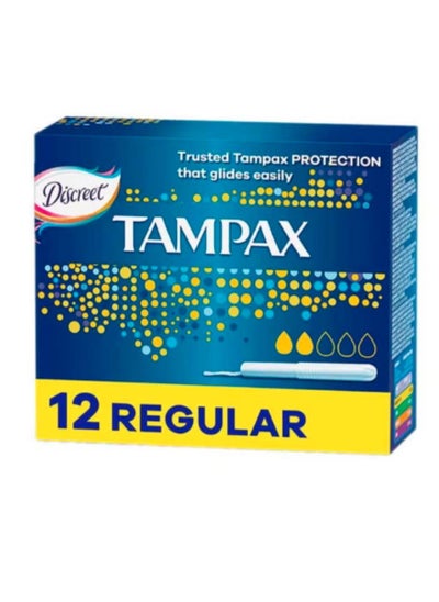 اشتري Cardboard Applicator Tampons Regular Absorbency 12 Count في مصر