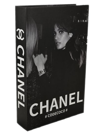 اشتري Chanel Fake Book Display for Countertops, Sideboards, and Shelves/ Faux Book to Make You Place Elegant/ Classic Cover Fake Book for Home & Office Décor Display في الامارات