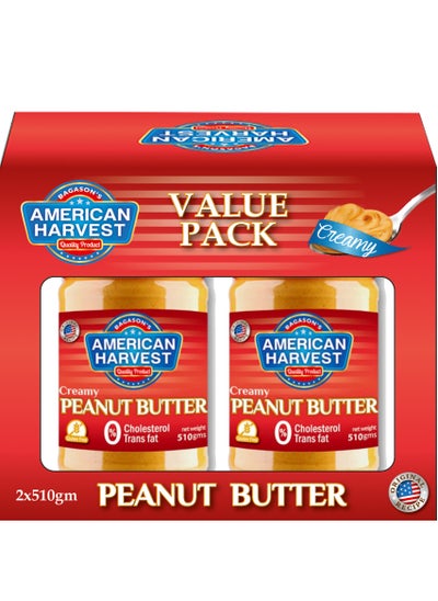 Buy Peanut Butter Creamy Classic 510grams Pack of 2 in UAE