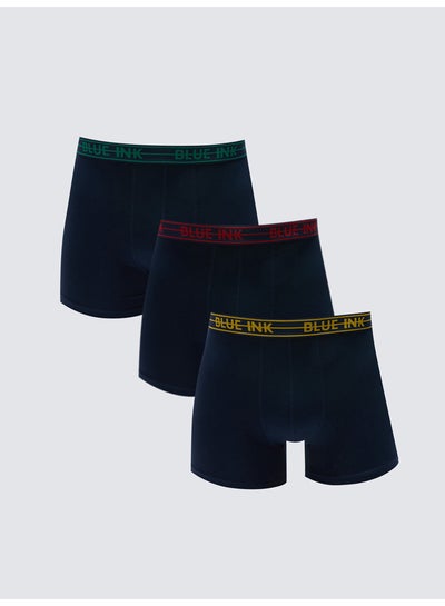 اشتري Standard Fit Elastic Fabric Men's Boxer 3-Pack في مصر