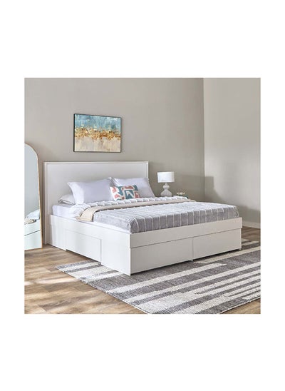 Buy Frankfurt King Bed with 4 Drawers 212 x 120 x 196 cm in Saudi Arabia