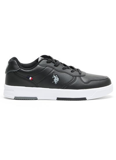 اشتري Men's Black Low-Top Sneakers - Lightweight With White Sole , Comfortable Casual Shoes في الامارات