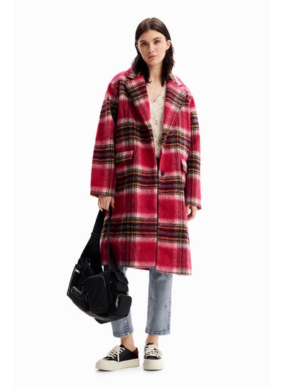 اشتري Plaid wool coat في مصر