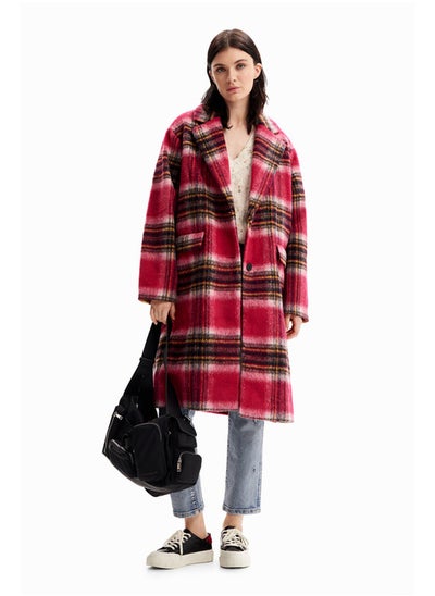 اشتري Plaid wool coat في مصر