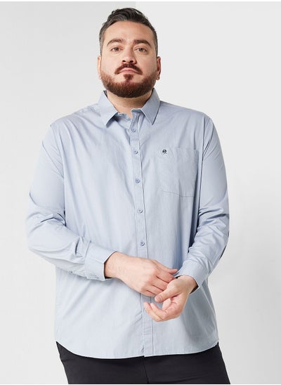 Buy Plus Size Cotton Casual Shirt in Saudi Arabia