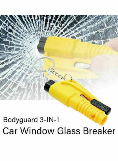 Buy 3 in 1 Car Emergency Hammer Maso Auto 2PCS Car Life Keychain Emergency Escape Tool with Car Window Safety Rescue Tool Window Glass Breaker Hammer in UAE