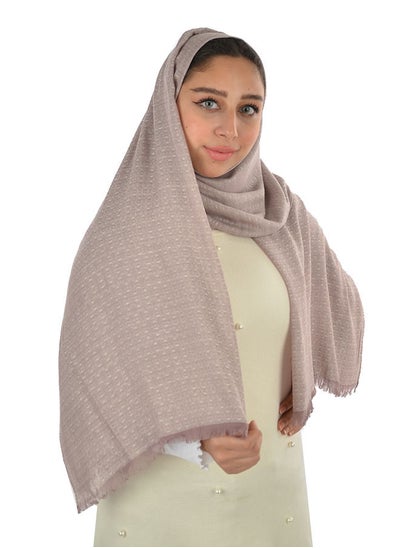 Buy Hijab And Scarf A Modern Design A Long Suitable For The Head And Wraps Around The Neck Excellent Material in Saudi Arabia