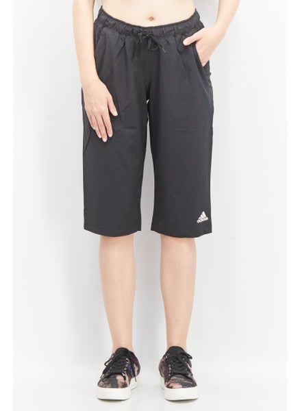 اشتري Women Drawstring Training Basic Short, Black في الامارات