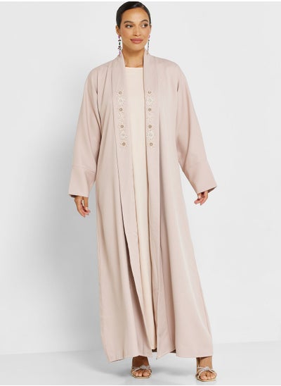 Buy Tiered Embellished Abaya in UAE