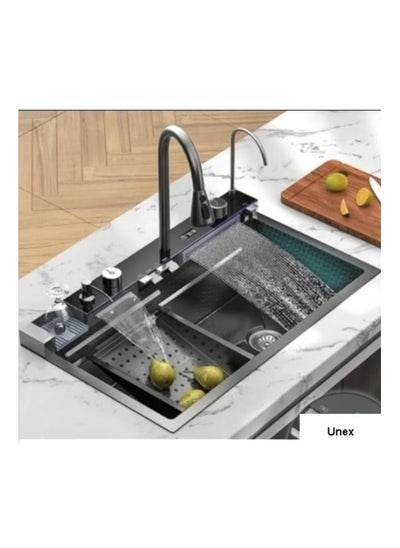 Buy Luxury sink 75x45 cm. with piano mixer in Saudi Arabia