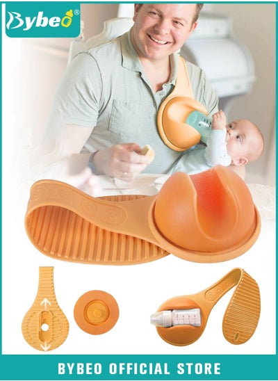 Buy Hands-Free Milk Feeding Bottle Holder, Easily Baby Feed for Babies Infants' Parents and Caregivers, Anti-Shedding and Slip Hand Bottles Holders for Most Nurse Bottle Sizes, Baby Bottles and Products in UAE