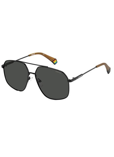 Buy Unisex Octagonal Sunglasses PLD 6173/S  BLACK 58 in UAE