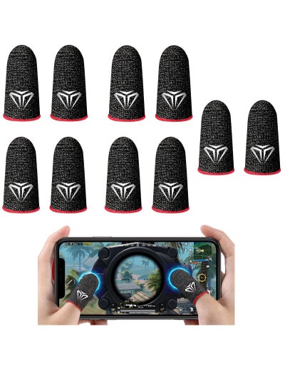 Buy Mobile Game Controller Finger Sleeve Sets, Anti-Sweat Breathable Full Touch Screen Sensitive Shoot Aim Joysticks Finger Set For Pubg/Knives Out/Rules Of Survival in Saudi Arabia