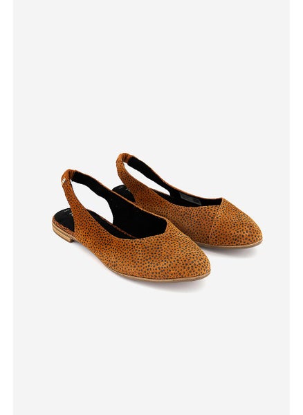 اشتري Women Slip On Printed Flat, Brown/Black في الامارات