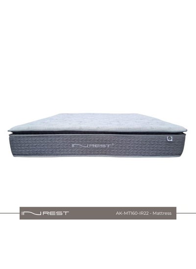 Buy INREST 22 Hotel Medical Mattress - Queen Size (160*200 cm), 30 cm Height, High-Resilience Pocket Springs, Premium Foam for Maximum Comfort and Support, Back Pain Relief, Anti-Bacterial, Vibration Isolation, 5-Year Sagging Warranty in Saudi Arabia