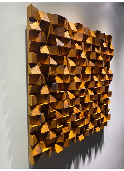 اشتري Burnt Wood Acoustic Sound Diffuser By Woodeometry في مصر