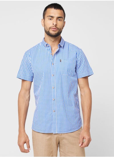 Buy Check Short Sleeve Shirt in UAE