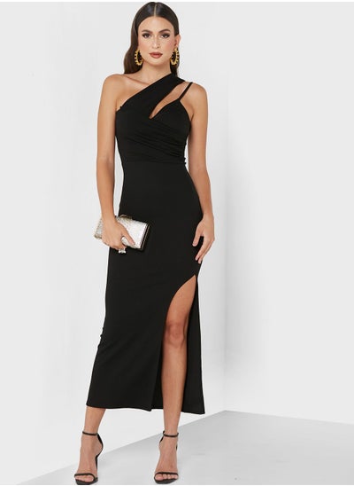 Buy One Shoulder Strappy Dress in Saudi Arabia