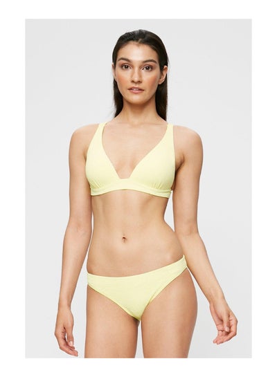 Buy Lemon Textured Bikini Brief in UAE
