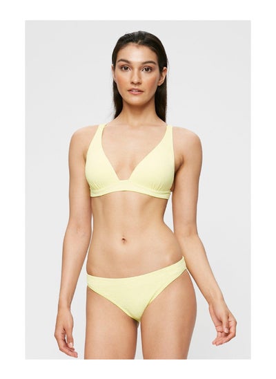 Buy Lemon Textured Bikini Brief in UAE