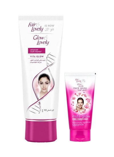 Buy Lovely Cream With Insta Glow Face Wash, Pack Of 2 in Saudi Arabia