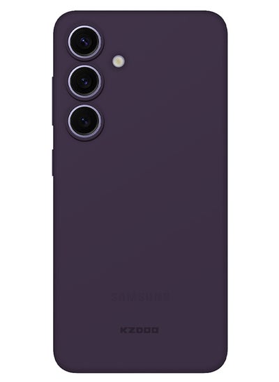 Buy Samsung Galaxy S24 Case Slim Thin Air Skin Full Coverage Protective Case Sturdy Durable Thin Case Drop Protection Case Cover Transparent Purple in UAE