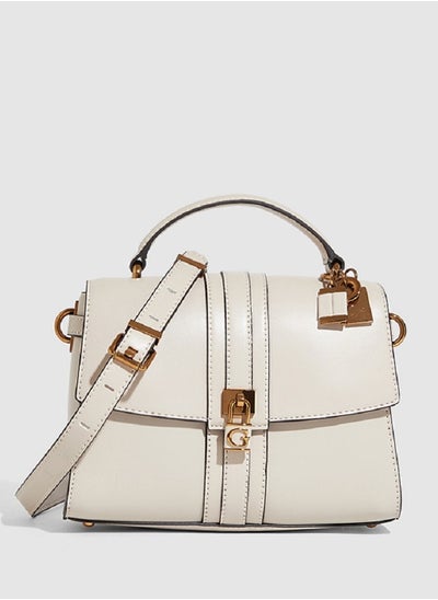 Buy Guess - Ginevra Logo Top Handle Flap Cross-body Bags in Saudi Arabia