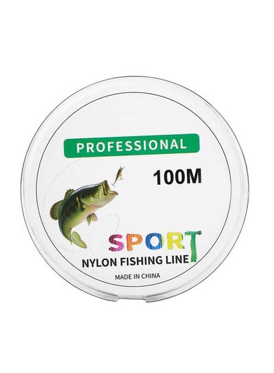 Buy HENG JIA 100M Nylon Fishing Line Super Strong Abrasion Resistant Fishing Line Dark Green 5.0 in Saudi Arabia
