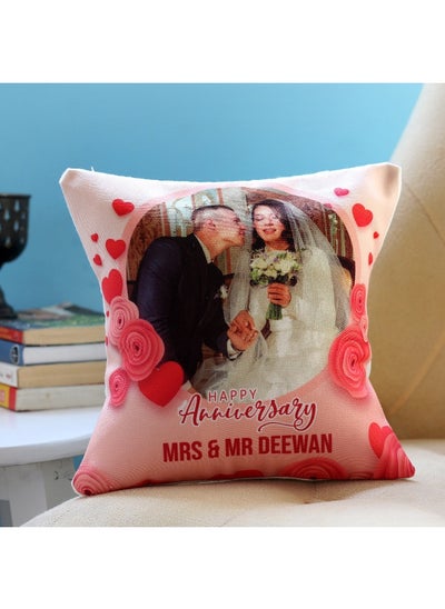 Buy Personalised Anniversary Cushion in UAE