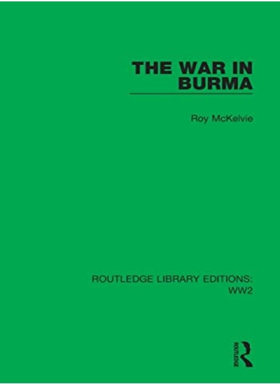 اشتري War In Burma by Roy McKelvie Paperback في الامارات