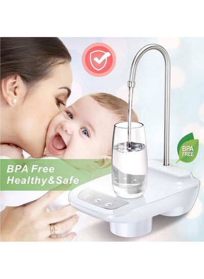 اشتري Portable Wireless Rechargeable Bottled Drinking Water Pump في الامارات