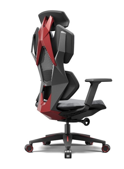 Buy Astron Gaming Chair - Premium Ergonomic Gaming Chair with Multi-Functional Mechanism, Headphone Hanger, Carbon Fiber Textured Frame and Adaptive Shoulder & Lumber Support in UAE